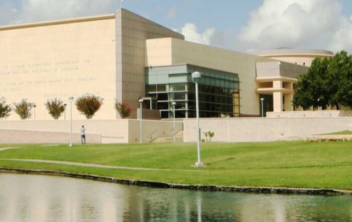 photo of George bush library in daylight