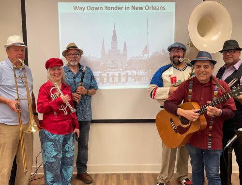 Class #267 – **Live Music ** – New Orleans Traditional Jazz Bands and Foreign Lands