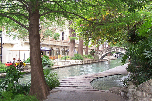 River walk in San Antonio